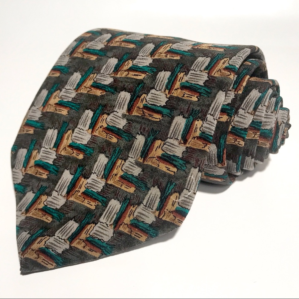 Jerry Garcia Silk Tie tree trunk collection seven